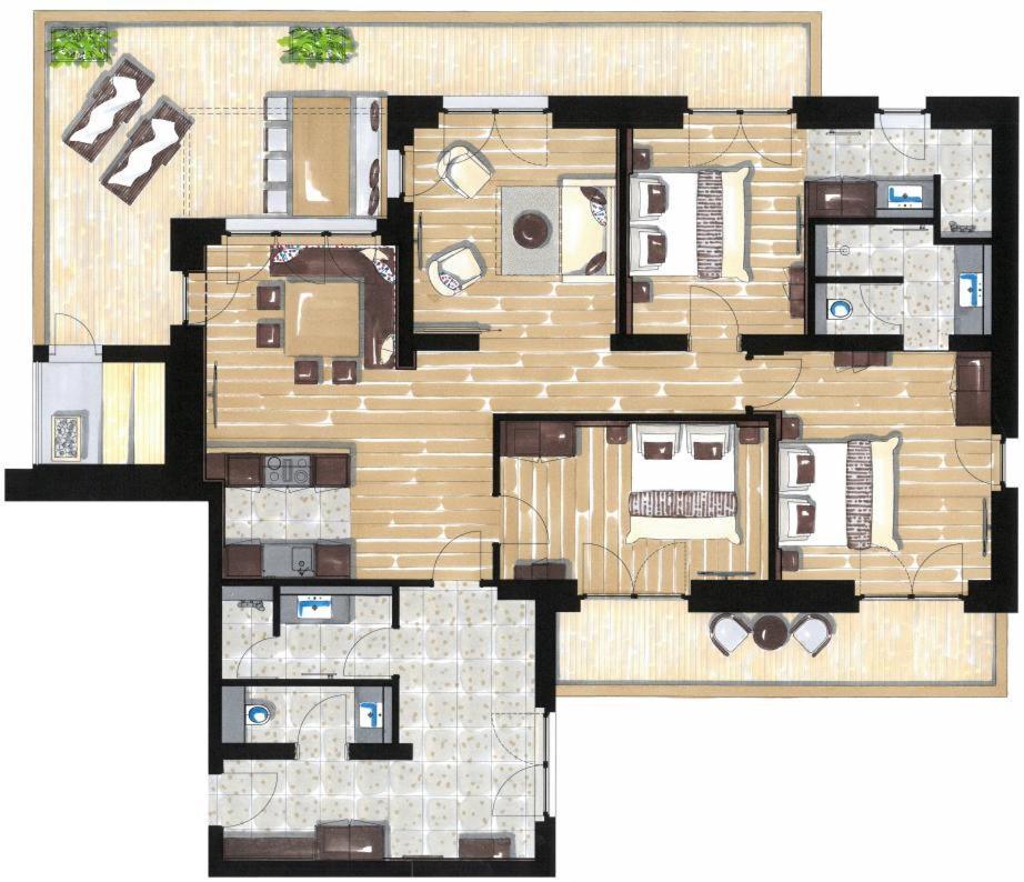 Mei.Berg Premium View Appartements Saalbach-Hinterglemm Exterior foto